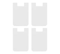 Genérico Phone Card Pocket - Sticky Adhesive Wallet | 4X Smartphone Sticker Back Pocket with Flexible Material, Slim ID and Card Holder with Strong Grip, Mobile Case Accessory for Cash