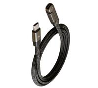 Genérico Phone Charging Cable, Right Angle Fast Charge Wire, Durable Power Cable with Stand and Data Transfer Function, High-Speed Nylon Design for Car Computer Game Home Travel Use