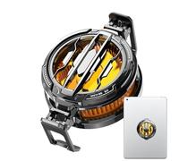 Genérico Phone Cooler For Game - 6.2x6.5x2.6cm Portable Semiconductor Cooling Fan For Smartphone, Rechargeable Radiator To Prevent Overheating During, Live Streaming, And Video Recording, Quiet