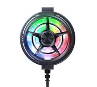 Genérico Phone Cooling Fan clip on RGB Light Radiator For game & Streaming