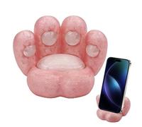 Genérico Phone Desk Stand, Pink Non-Slip, Cute Table Decor, Adjustable Angle Design, Mobile Device Holder, For Home, Travel, Dorm, Bedside, Outdoor, Camping, Video Call, Watching Use