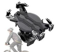 Genérico Phone Holder Bikes, Safe Rotation Stand, Cellphone Mount with Secure Grip Clamp, Scooter and Bike Handlebar Accessories for Navigation, Cycling, Commuting, Outdoor Rides
