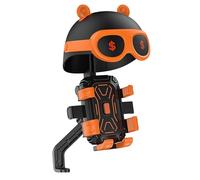 Genérico Phone Holder For Bike - with Mini Helmet Visor, Handlebar Clamp