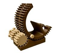 Genérico Phone Holder for Desk, Adjustable Tilting Gear Mobile Stand, Car Accessories for Office Dorm Table Shelf, Vehicle Sedan SUV Dashboard Travel Road Trip