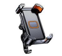 Genérico Phone Holder for Motorcycle - 4.92 Inch Handlebar Mount Clamp | Anti-Vibration Clamp Stand - Secure Rotating Cell Cradle Stand for Bike and Bicycle, Perfect for Cycling Outdoor Trips