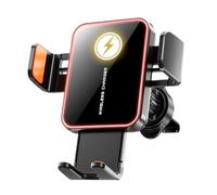 Genérico Phone Holder, Wireless Charging Mount, 3.31x2.68 Inches Cradle with ABS Build, Vehicle Navigation Stand, Bracket with Sleek Style, Dashboard Mount for Daily Commuting