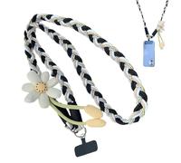 Genérico Phone Lanyard Strap, Safety Mobile Sling Holder with Patch, Anti Drop Cell Phone Neck Strap for Travel Walking Hiking Cycling Fishing Climbing Outdoor Use Men Women Teacher