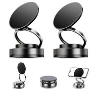Genérico Phone Mount, 360° Adjustable Vacuum Magnetic Phone Holder, Universal Car Mount with Ultra-Strong Grip, Dual-Axis Adjustability for All Smartphones (2pcsa)