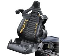 Genérico Phone Mount For Car,Racing Seats Phones Holder | Continuous Charging Car Vent Phone Mount with Safety Belt, Maximum Stability 360° Rotation Automobile Cradle Fit