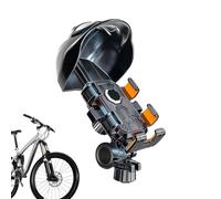 Genérico Phone Mount for Motorcycle | Anti-Shake Cradle with Hat,Motorcycle Cell Phone Mount - for Mountain Road Navigation Touring Commuting Trail Highway City