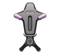 Genérico Phone Mount Vent Clip - Non Slip Silicone Holder for Car Smartphones | Handsfree with Dashboard, Quick Access Grip, Mount for Travel Road Trips Vehicles Indoor Outdoor Use