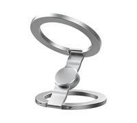 Genérico Phone Ring Holder Grip | Double-Sided Magnetic Foldable Mount | 360 Degree Rotating Magnetic Phone Grip | for Men Women Home Gym Workout Vlogging Filming Recording Video Camera Travel Car
