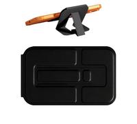 Genérico Phone Stand Attachment, Magnetic Phone Holder, Slim Mobile Support, Strong Hold Foldable Stand, Stable Grip for Video Call Live Streaming Recording TV Watching Entertainment Table Dashboard