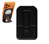 Genérico Phone Stand Attachment - Strong Hold Slim Support | Magnet Mobile Phone Holder Stand | Magnetic Leather Cell Pho Support with Makeup Mirror For Video Call, Live-Streaming, and Recording