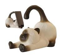 Genérico Phone Stand - Cat Resin Desk Holder | Cute Mobile Cradle