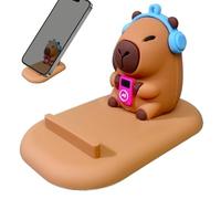 Genérico Phone Stand Cute Design - Desktop Mobile Holder | Non Slip Base with Rotating Angle Support, Cartoon Inspired Desk Accessory, Gift Idea for Cute Animal and Kawaii Style Lovers