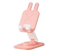 Genérico Phone Stand, Folding 360° Rotating Cradle Dock, Cute Rabbit-Shaped Holder, Portable Adjustable Mount, Reduces Effort and Simplifies Daily Tasks, Made of PP Material, 4.33x2.76x1.14in