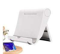 Genérico Phone Stand for Desk - Angle Mobile Device Holder | Foldable Metal Silicone Construction, Compatible with Smartphones and Tablets, Ideal for Work, Study, or Entertainment