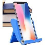 Genérico Phone Stand for Desk - Angle Mobile Device Holder | Foldable Metal Silicone Construction, Compatible with Smartphones and Tablets, Ideal for Work, Study, or Entertainment