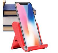 Genérico Phone Stand for Desk - Angle Mobile Device Holder | Foldable Metal Silicone Construction, Compatible with Smartphones and Tablets, Ideal for Work, Study, or Entertainment