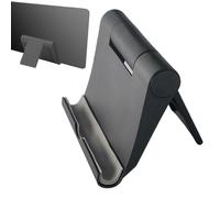 Genérico Phone Stand for Desk,Multi-Angle Adjustable Tablet Tripod,Foldable Non-Slip Base Desktop Phone Stand | for Home Office Bedside Kitchen Streaming Filming Recording Meeting