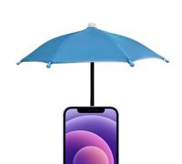 Genérico Phone Umbrella | Polyester Cloth + Iron 27x20cm | Foldable Fun Rotatable Strong Suction | Sun Protection Phone Stand Umbrella | For Outdoor Activities Travel Beach Car Road Trip