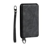 Genérico Phone Wallet Stick On - PU Leather Adhesive Pocket, Credit Slot Storage Patch, Foldable Support, Slim Lightweight Back Attachment, Secure Carry Design | Everyday Essential Organiz