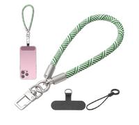 Genérico Phone Wrist Strap, Anti Slip Wrist Strap, Grip Cord Attachment, Nylon Fiber Tensile Band Build, Mobile Security Lanyard Clip System, Men Women Travel Office School 7.87in