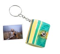 Genérico Photo Album Keyring - Mini Photo Album Keychain | Portable Scrapbook Storage Key Chain For Wedding | Mini Photos Holder Keychain Birthday Graduation Valentine Holiday Christmas