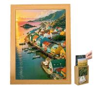 Genérico Photo Picture Frame - Wood 19x15x5.5cm | Picture Frame, Hidden Storage Box with Secret Compartment For Valuables Cash Jewelry | Decorative Home Security Safe For Friends Family Use