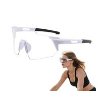 Genérico Photochromic Cycling Glasses - Photochromic Glass, Polarized Cycling Glasses Sports Sunglasses, Safety Driving Eyeglasses Clear Windproof Sports Eyewear For Mountain Bike, Fishing & Outdoor