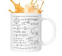 Genérico Physics Coffee Mug,320ml Ceramic Equation Drinkware,Math Drink Cup - For Hot And Cold Tea Juice Milk Water Beverage Milktea Yoghurt