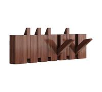 Genérico Piano Coat Rack, Modern Hat and Coat Hook, Natural Wood Wall Hanger, Space-Saving Design, Stylish Entryway Decor (17.72x5.71 inches), Organizer for Bags, Hats, Umbrellas