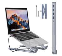 Genérico Pickelect Pro 8-in-1 USB-C Laptop Stand, Upliftjoysq/Civilizek 8-in-1 USB-C Laptop Stand, with Video Interface, USB Interface, PD Interface, Office Tools (5 in 1)