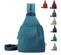 Genérico Pickelect Waterproof 2-Way Commuter Bag.Women Men, Oxford Large Capacity Convertible Shoulder Bag, Travel Bags (Agate Blue)