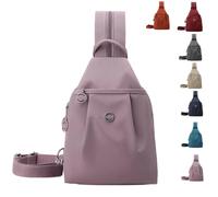 Genérico Pickelect Waterproof 2-Way Commuter Bag.Women Men, Oxford Large Capacity Convertible Shoulder Bag, Travel Bags (Taro Pink)