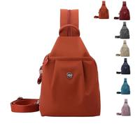 Genérico Pickelect Waterproof 2-Way Commuter Bag.Women Men, Oxford Large Capacity Convertible Shoulder Bag, Travel Bags (Orange)