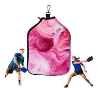Genérico Pickle Ball Racket Cover - Paddle Bag Rackets Cover Holder Sleeve Case - Pickle Ball Racket Carrier, Holder Sleeve Case Protector, 24x31cm/9x12 Inches