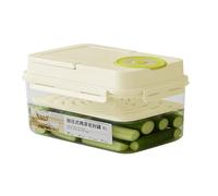 Genérico Pickle Container | Press-type 4L Korean Airtight Pickling Storage | Pickle Box | for Camping Picnic Home Kitchen Food Pantry Refrigerator Sauerkraut Cooking