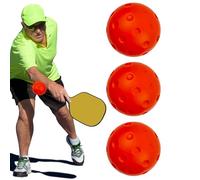 Genérico Pickleball Balls - Indoor Silent Practice Set, Soft Hollow Training Ball Pack with 74mm Low Noise Bounce Controlled Drill Performance Feature, Consistent Design, Ideal for Gym Yard Warm Up