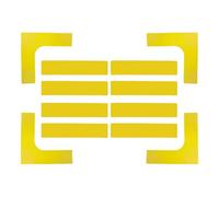 Genérico Pickleball Court Marker Kit - Court Lines Marking Kit Throw Down Markers,Wind-Resistant Tennis Sports Throw Down Accessories for School Outdoor Training Field Driveway Backyard Lawn Gym