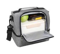 Genérico Picnic Bag, Leak-Proof Cooler Lunch Tote, Waterproof Food Storage, Portable Insulated Pouch for Camping, Beach, Party, Work, School, Outdoor Travel, and Beverage, 9.84x6.69x9.06 inches