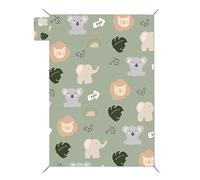Genérico Picnic Mat, Camping Rugs, Compact Foldable Waterproof Layer Easy Clean Lightweight Portable Comfortable Soft Fabric, Large Mat for Kids Outdoor Travel Adventure, 83x59x0.4Inches
