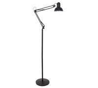 Genérico PIE FLEXO ARQUITECTO PORTALAMPARAS E27 FLEXIBLE, LAMPARA ESCRITORIO VINTAGE BOMBILLA FLEXOSLED (Negro)