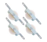 Genérico Pièce Rechange Parasol - Support De Poulie Parasol 4 Pièces 6,3 Cm | Acier ABS Accessoire Coulissant Jardin Terrasse Balcon Piscine Pièce De Rechange Système Ombrage Extérieur