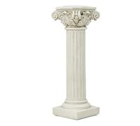 Genérico Piédestal De Colonne Romaine - Figurine Vintage En Résine | Décoration De Colonne Romaine | Pour La Maison, La Cuisine, La Table À Manger, Le Jardin, Les Cérémonies De Mariage Et Les Fêtes