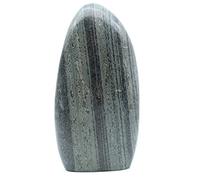 Genérico Piedra de Jaspe Verde estriada Natural de 1250 gramos y 165 milímetros, Mineral Jaspe de Madagascar, mineral 100% natural, piedra única, piedra decorativa, piedra de confianza
