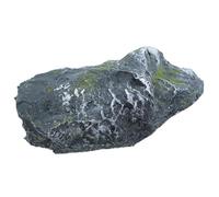 Genérico Piedra de Musgo Artificial, Roca Decorativa de Fibra de Vidrio 26x12,5x5cm, Verde, Textura Natural, para Bonsái y Terrario, Manualidades y Hobby