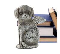 Genérico Piedras Conmemorativas para Mascotas,Estatua de lápida de Resina para Gatos - Figurina de Recuerdo de Perros,para hogar, cafeterías, librerías, estanterías, exhibición, Interior, jardín,