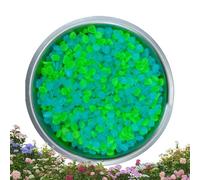 Genérico Piedras Que Brillan En La Oscuridad,500 Piezas de para Paisaje - Brillantes de Colores DIY - Patio y Jardín Estanque Chimenea Pecera Proyectos Manualidades